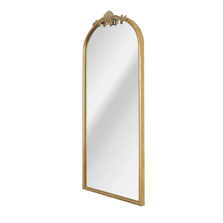 Head West Arch Antique Gold Ornate Metal Framed Accent Wall Mirror - 21" x 42" | Walmart (US)