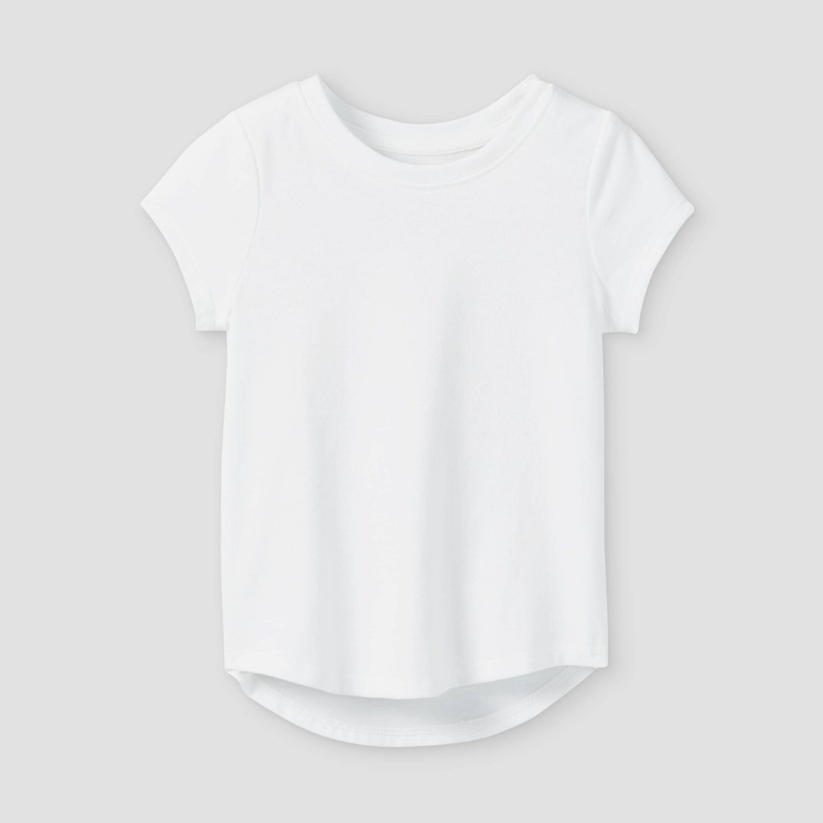 Toddler Girls' Solid Knit Short Sleeve T-Shirt - Cat & Jack™ | Target