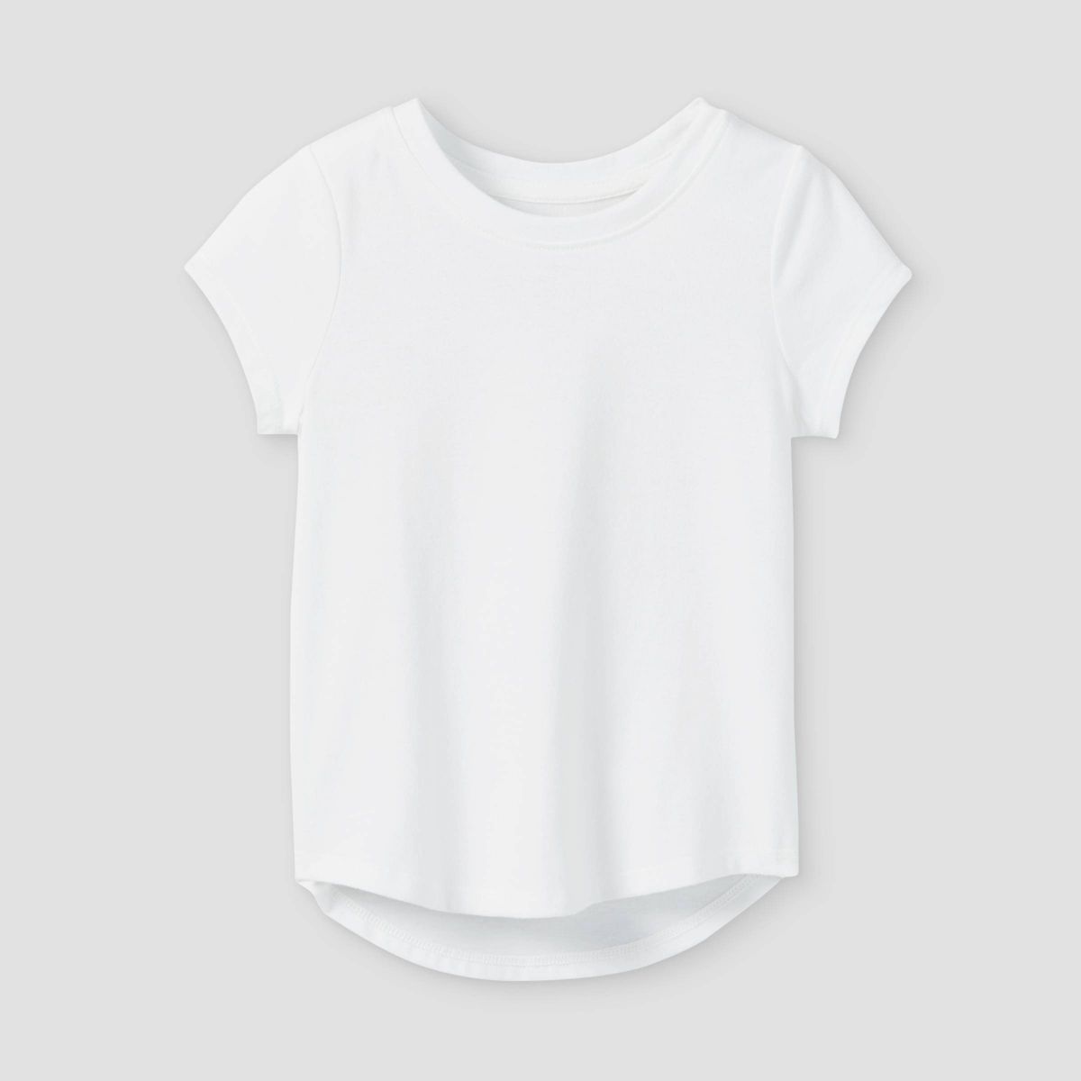 Toddler Girls' Solid Knit Short Sleeve T-Shirt - Cat & Jack™ | Target
