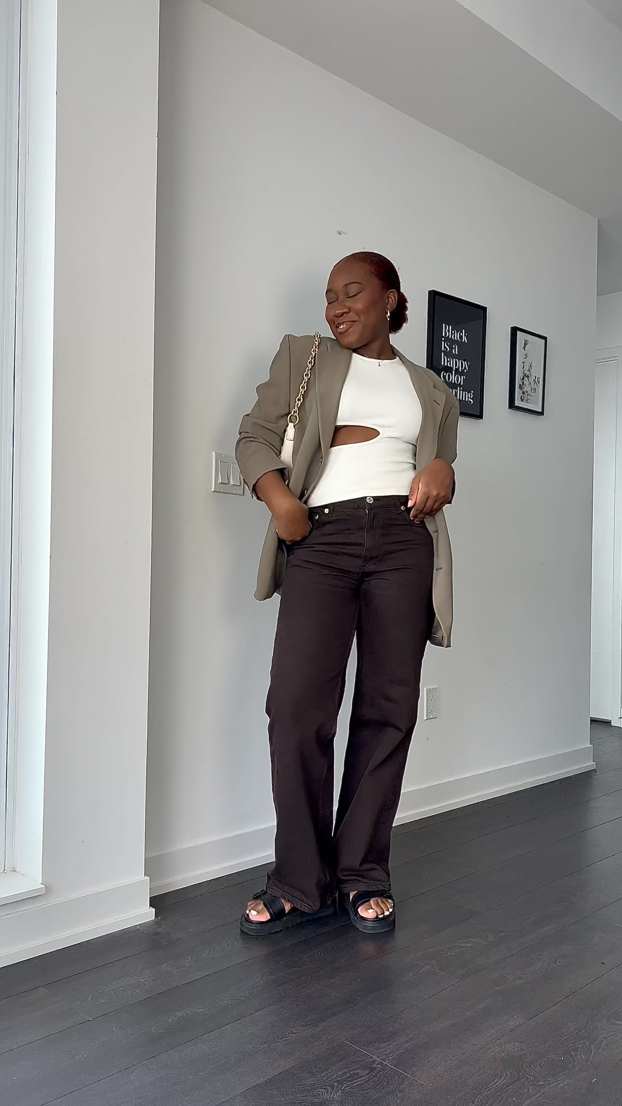 @whatannabelleswearing on Instagram - Spring outfit inspiration. Top is originally pepper mayo, pants are Zara and blazer is thrifted.

#LTKSeasonal #LTKstyletip #LTKfit