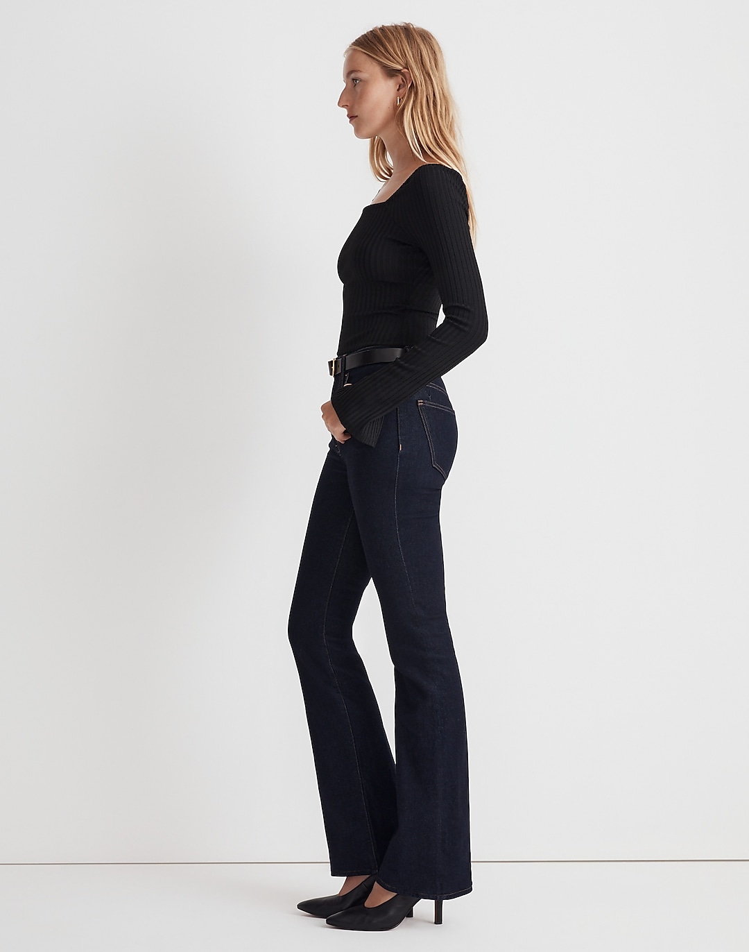 Skinny Flare Jeans in Rinse Wash | Madewell