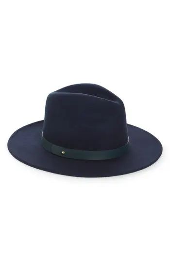 Women's Lack Of Color The Fleur High Crown Wool Fedora - Blue | Nordstrom