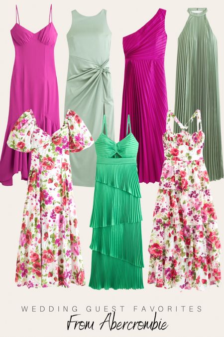 The best Abercrombie dresses for wedding guest season! These are beautiful in color and style! 20% off now through the 27th!

#LTKWedding #LTKSaleAlert
