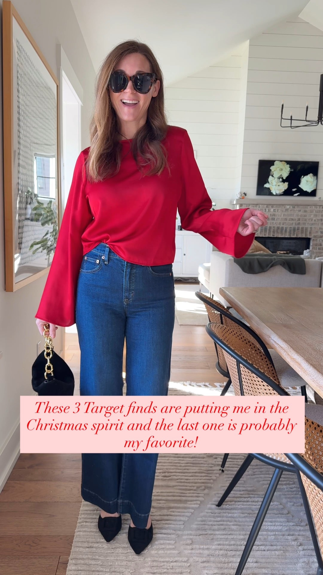 All tops size small
Christmas outfit 
Holiday party outfit
December outfit 

#LTKHoliday #LTKgrwm #LTKFindsUnder50