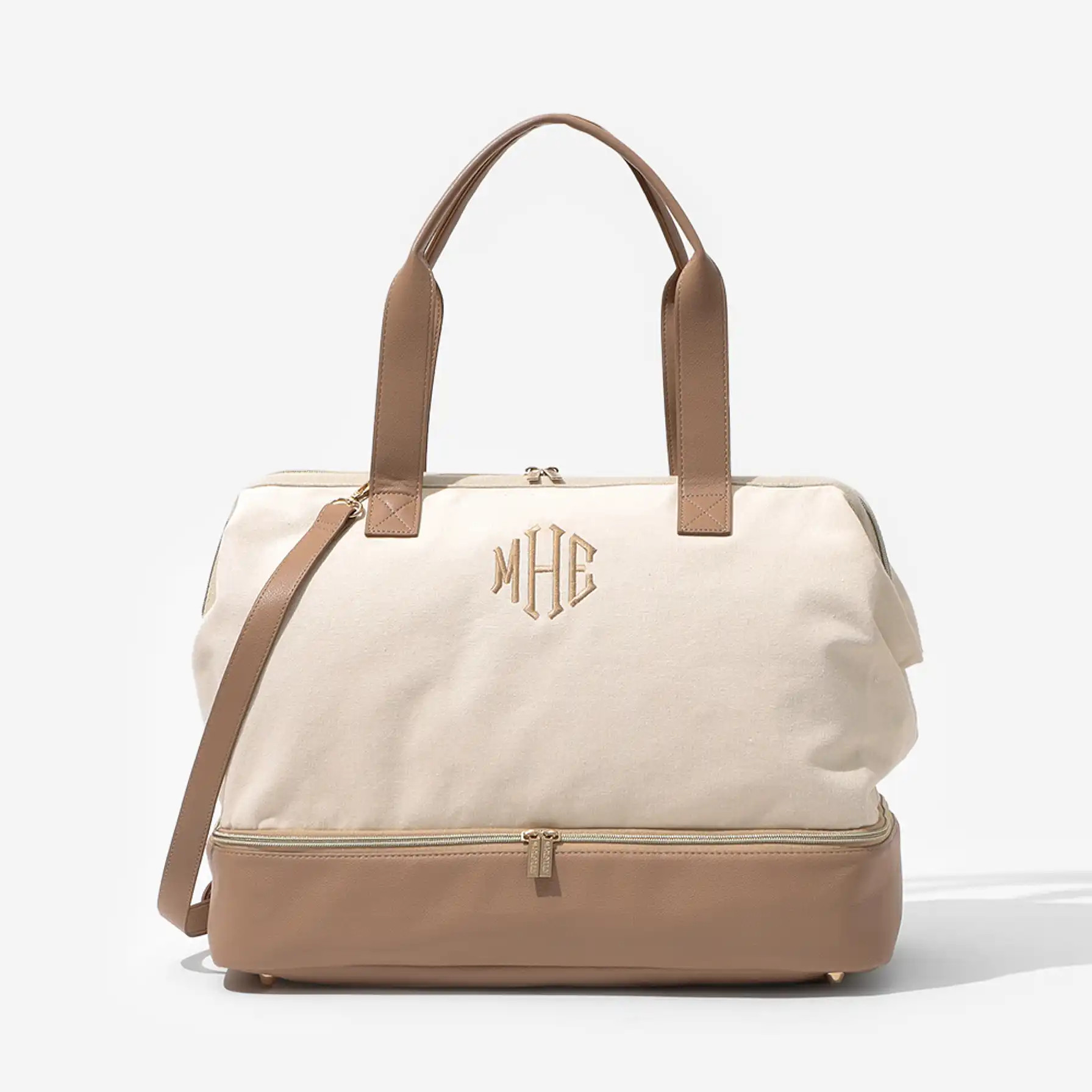 Monogrammed Canvas Weekender | Marleylilly