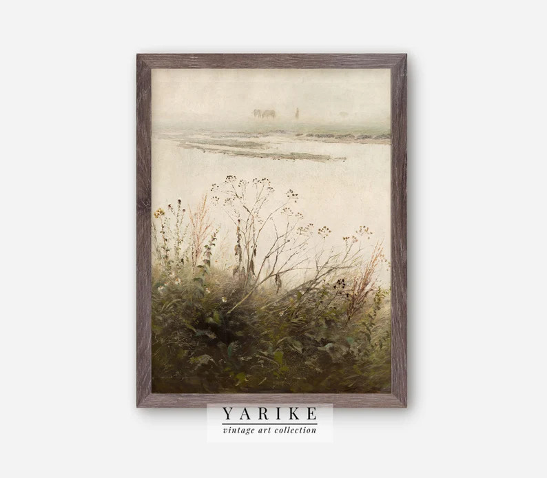 PRINTABLE Vintage Wall Art Autumn Country Landscape Living Room Cottage Wall Decor Digital Downlo... | Etsy (US)