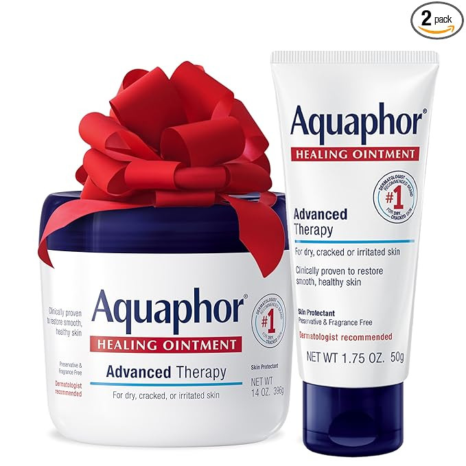 Aquaphor Healing Ointment Advanced Therapy Skin Protectant Skin Care Set, Body Moisturizer for Dr... | Amazon (US)