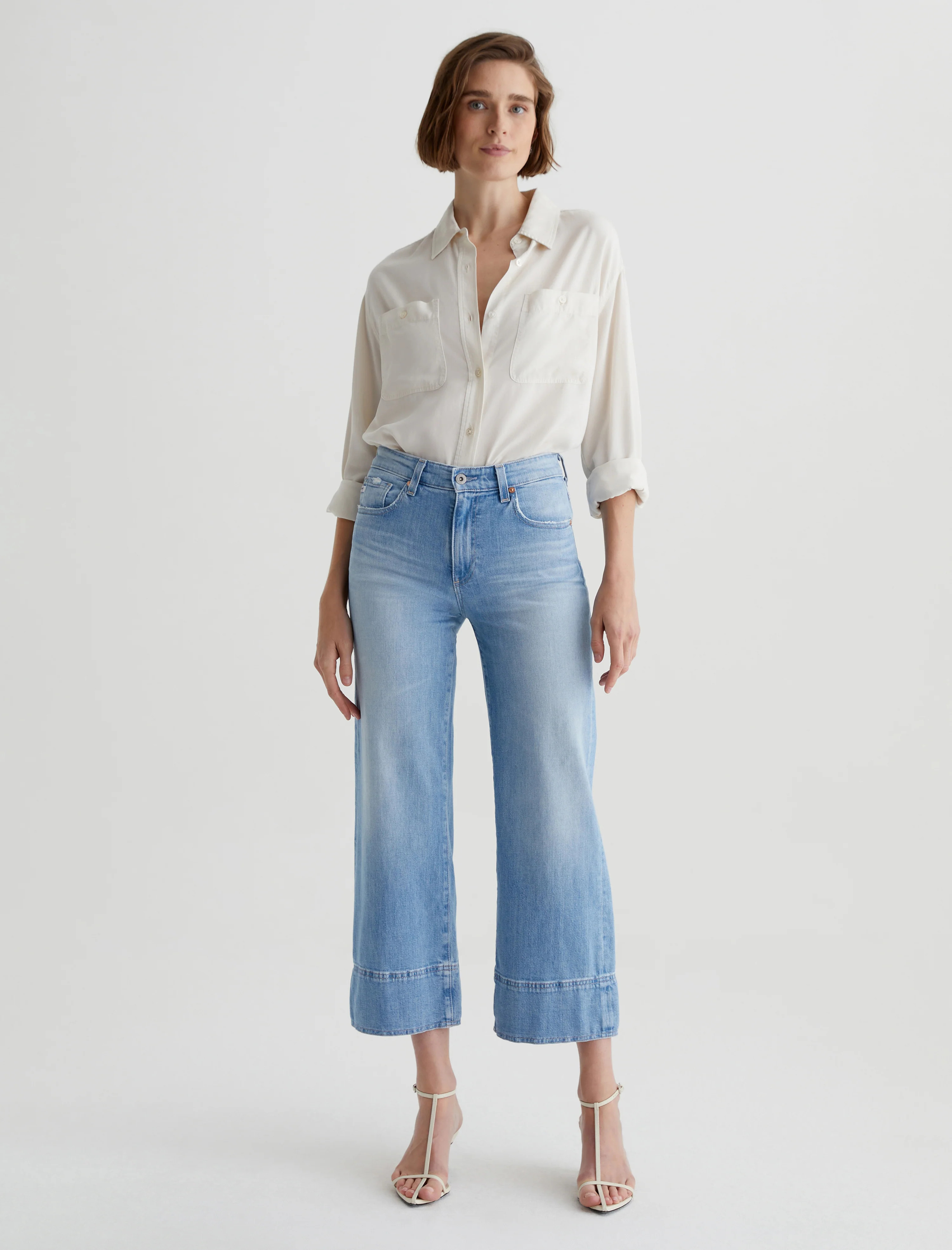 Saige Wide Leg Crop | AG Jeans