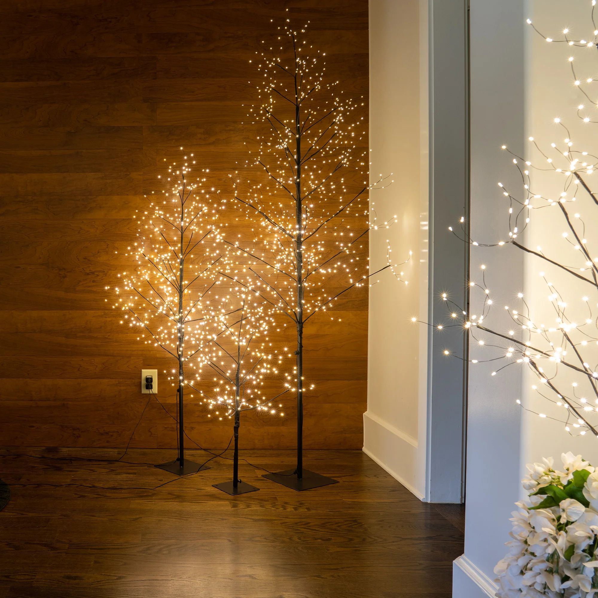 Black Fairy Light Tree LED Lighted Trees & Branches | Wayfair North America