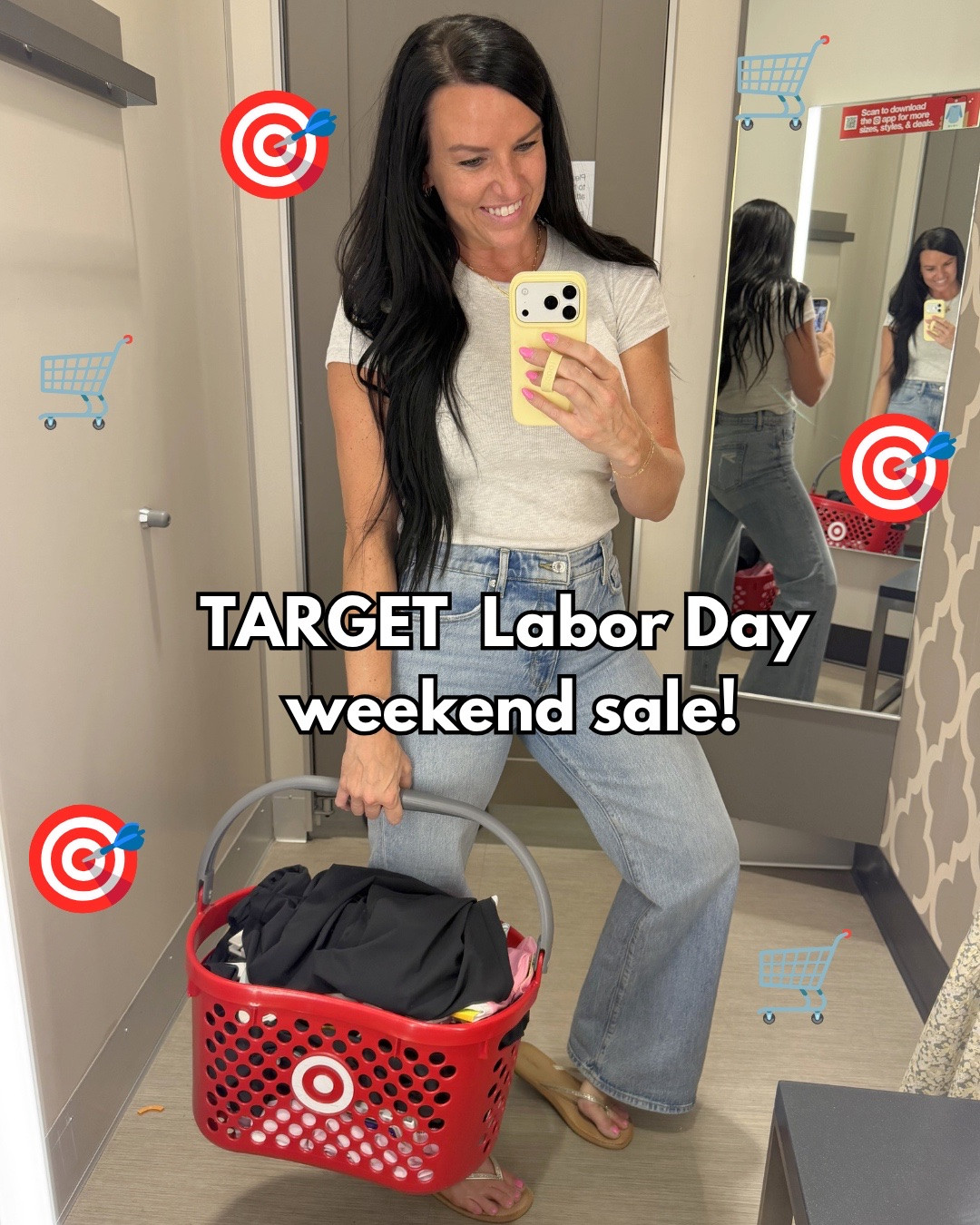 Target Labor Day weekend sale!! 🎯 🚨 Comment "SHOP" for the links!

Most of our favorites are on sale thru the weekend— the viral Target 70’s flare jeans, the straight leg sailor jeans, some cute tops for our warmer fall weather, and a polka dot skirt you can wear now with sandals and pair with boots later heading into the fall season! Easily pair a fall cardigan, denim shirt, or even a utility jacket over these for cooler autumn temperatures. Perfect for teachers going back to school, too!!

(I’m 5’5” and usually wear a size 4/27 and small for reference.)

Find everything here>> https://liketk.it/6mC4i  (affiliate)


#falloutfitinspo #backtoschool #target #targetstyle #teacheroutfits early fall outfit women, back to school, over 40 outfit ideas, teacher outfit ideas, elementary education, casual workwear, primary teacher outfits, target run, target circle, Target try on, Target teachers! 
@target
@targetstyle

#LTKSeasonal #LTKOver40 #LTKSaleAlert