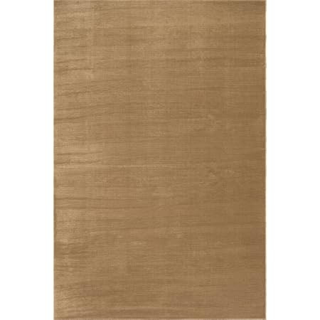 Dash & Albert Zephira Tan/Grey, 5' x 8', Solid, Soft and Cozy, High Traffic, Stain Resistant, Eas... | Amazon (US)