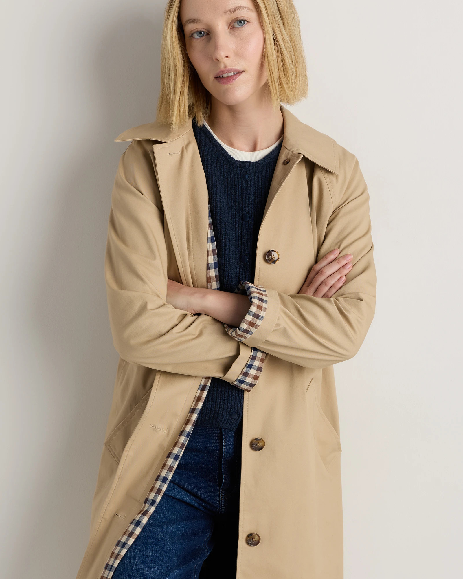 Comfort Stretch Mac Coat | Quince