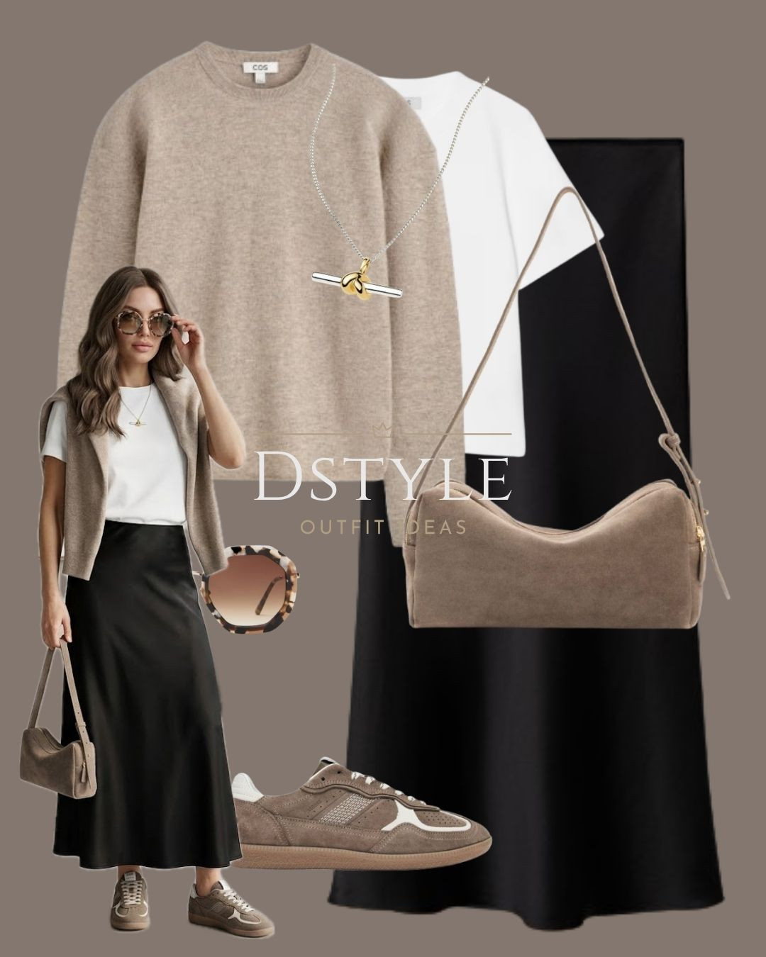 This is my absolute favorite way to style a black silk midi for those "in-between" weather days. ☕️☁️

I’m all about the layered look right now—throwing a cozy beige knit over a crisp white tee just makes the whole outfit feel more intentional. It’s that perfect mix of dressed up and "I just threw this on." 

 

#LTKootd #LTKSeasonal