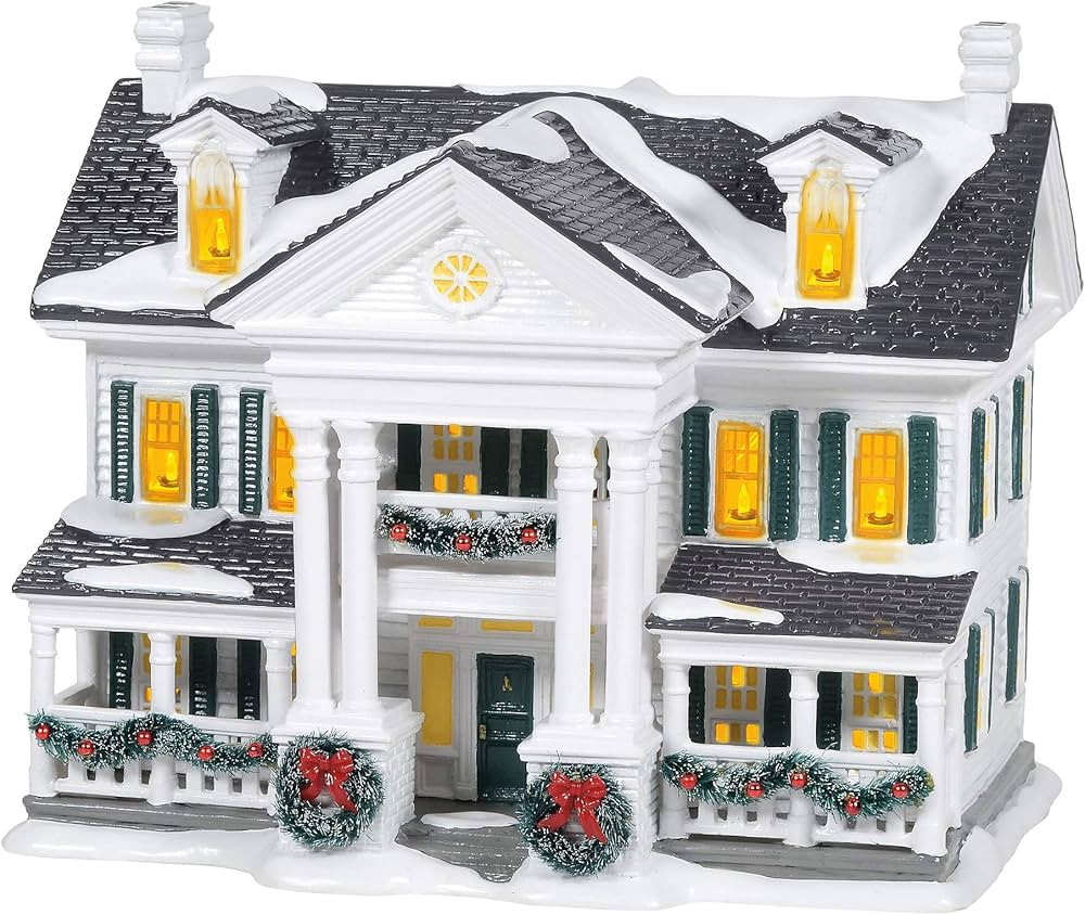 Department 56 Original Snow Village Christmas in The Mansion Lit Building, 7.8 Inch, Multicolor | Amazon (US)