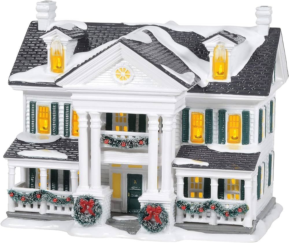 Department 56 Original Snow Village Christmas in The Mansion Lit Building, 7.8 Inch, Multicolor | Amazon (US)