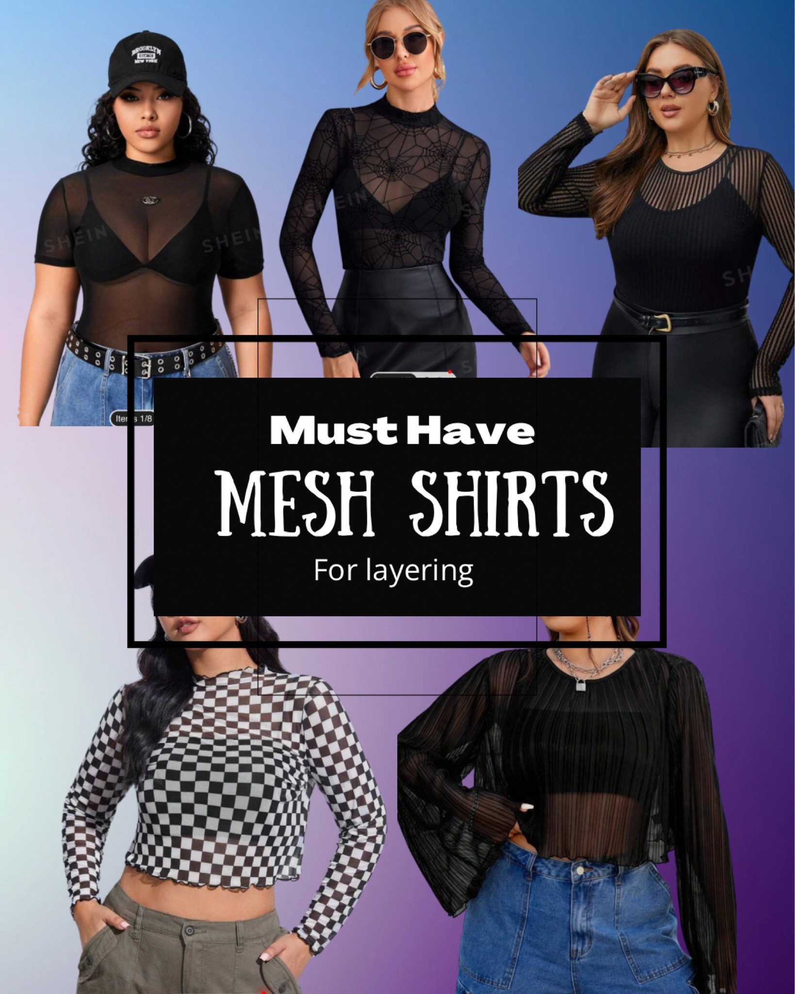 The best Sheer/ Mesh Tops for fall layering 



#LTKPlusSize #LTKStyleTip #LTKMidsize