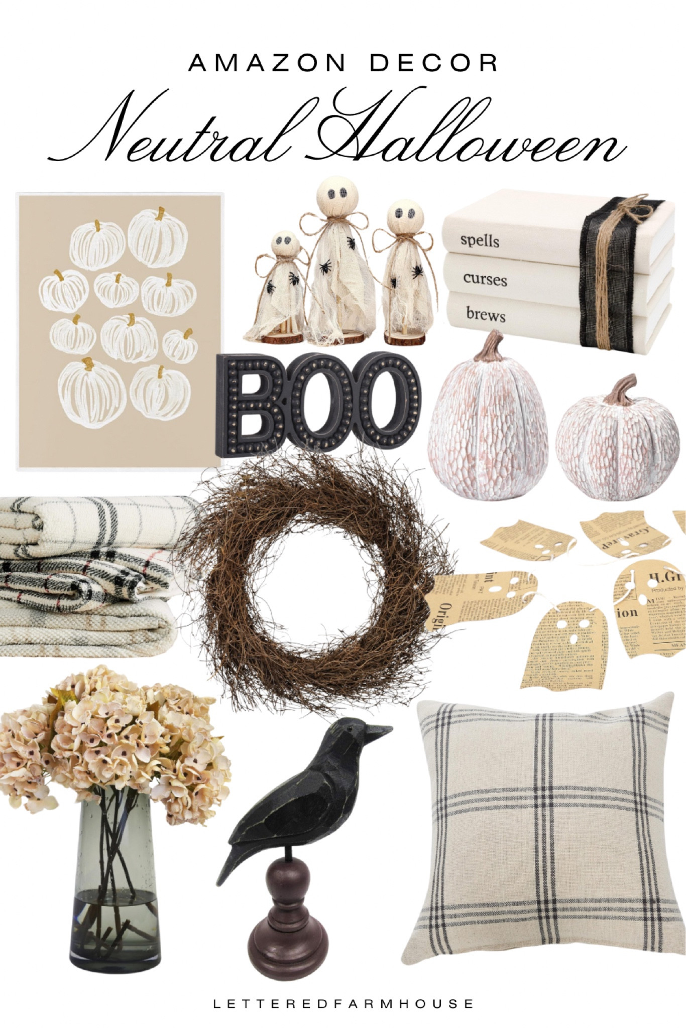 Neutral Halloween Decor 

#LTKHome #LTKFallSale #LTKSeasonal