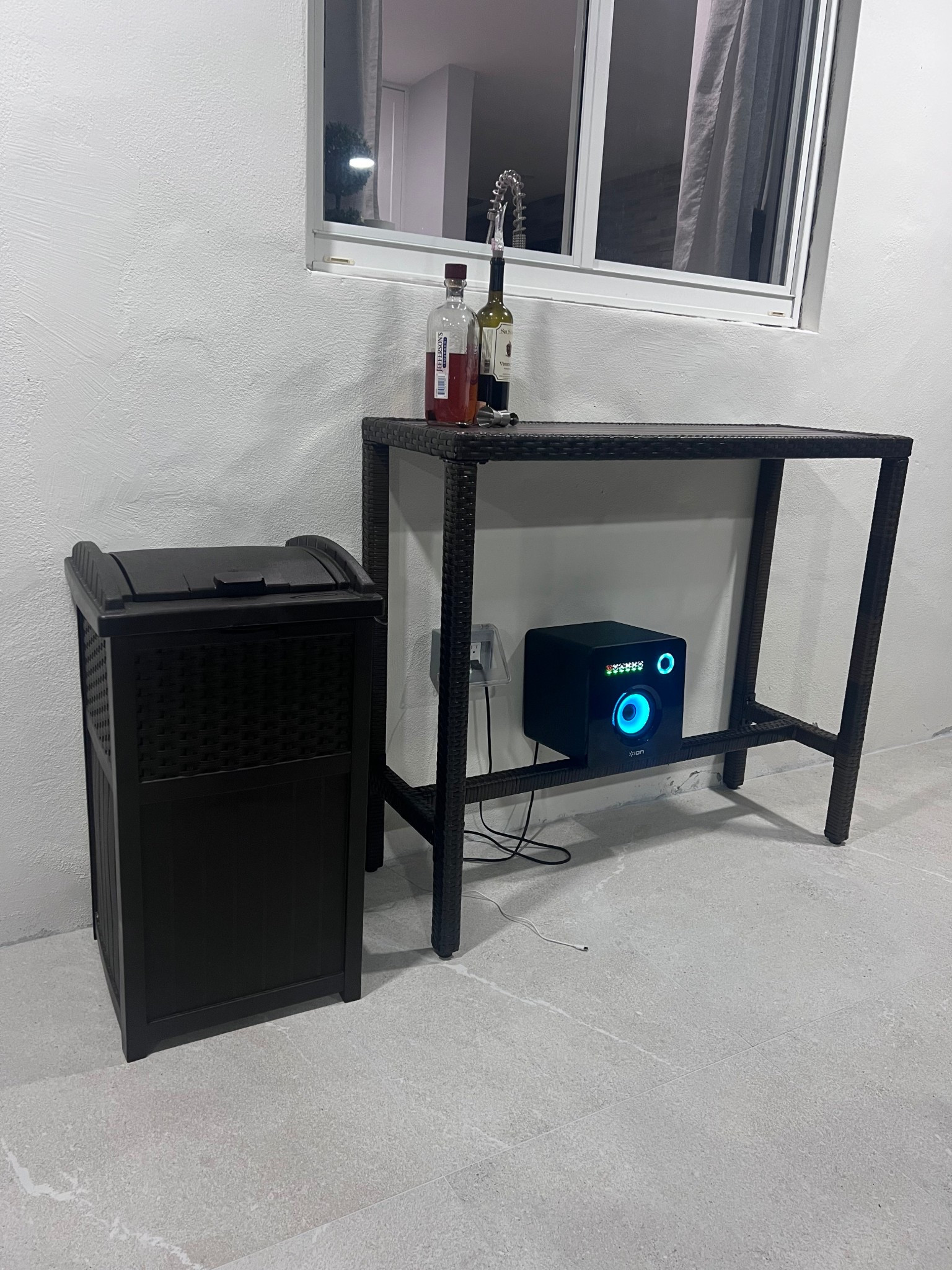 Loving my outdoor furniture. Luckily I have found everything that matches. This table and garbage can was exactly what I was looking for. 

#LTKFamily #LTKParties #LTKHome