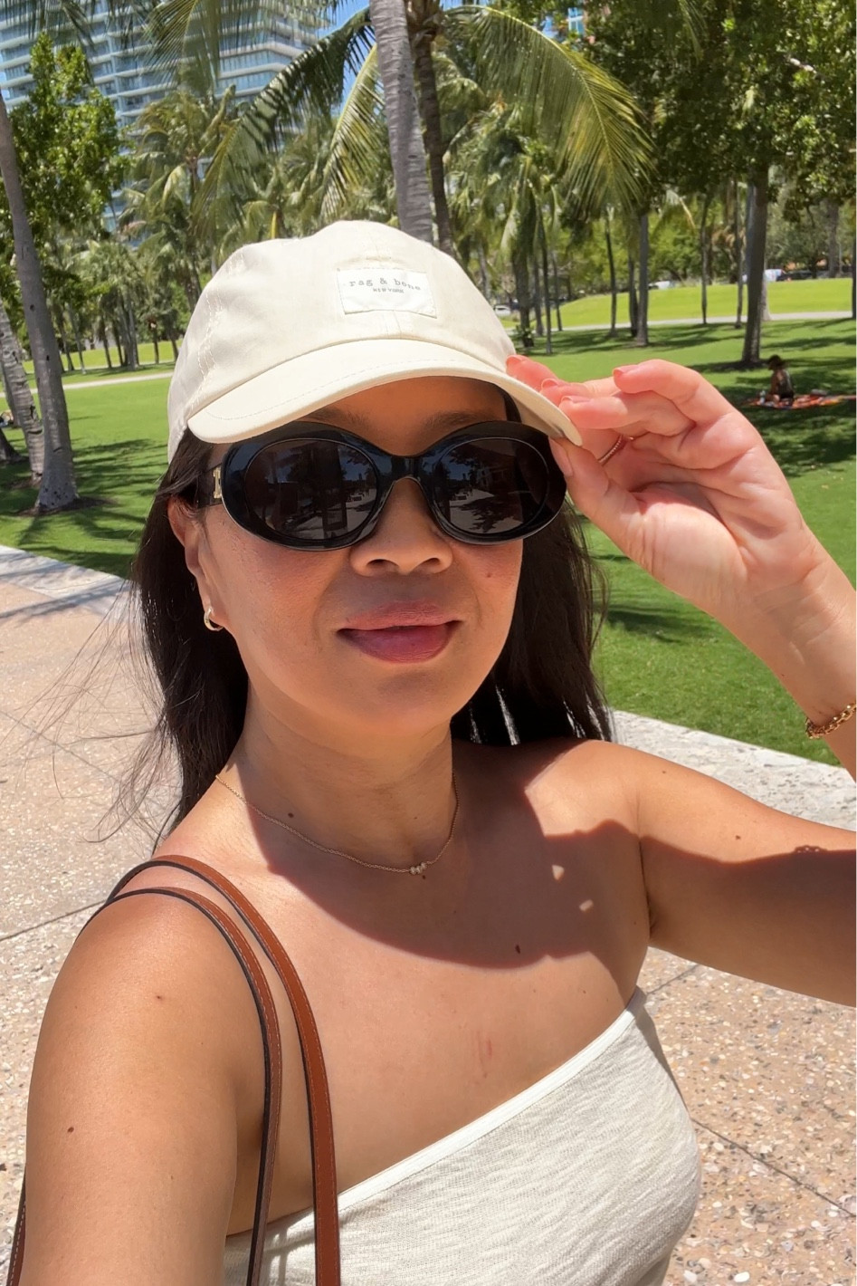 Celine sunglasses & Free People Top (wearing a small)