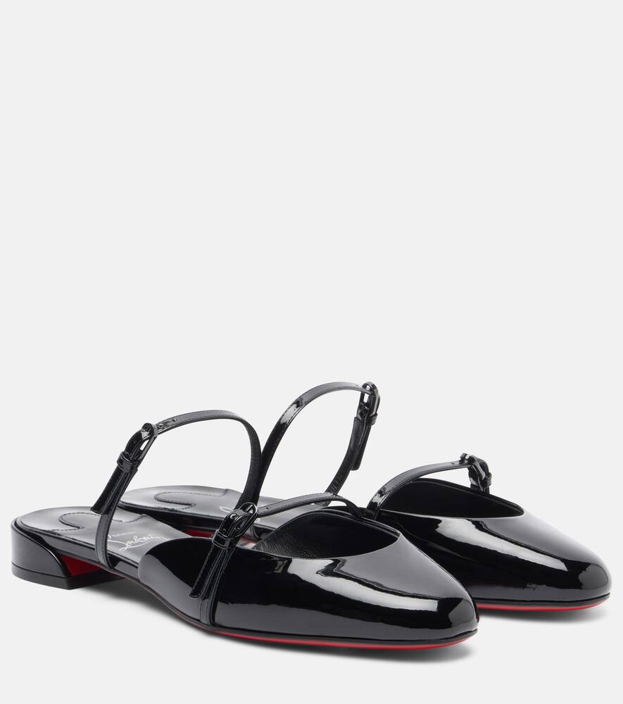 Christian Louboutin Jane Nina patent leather mules | Mytheresa (US/CA)