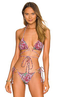 Bananhot Rings Bikini Top in Pink from Revolve.com | Revolve Clothing (Global)