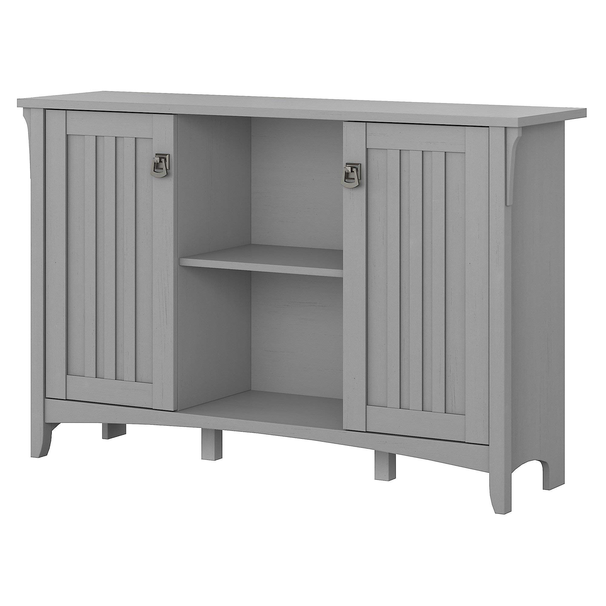 Bush Furniture Accent Storage Cabinet with Doors, Cape Cod Gray | Amazon (US)