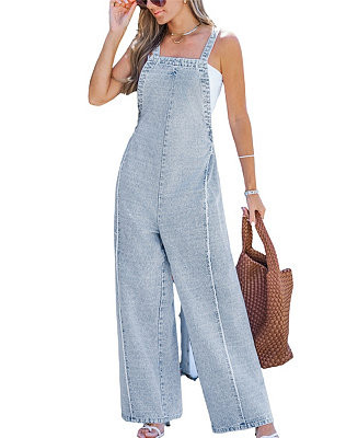 Women's Retro Denim Overalls | Macy's