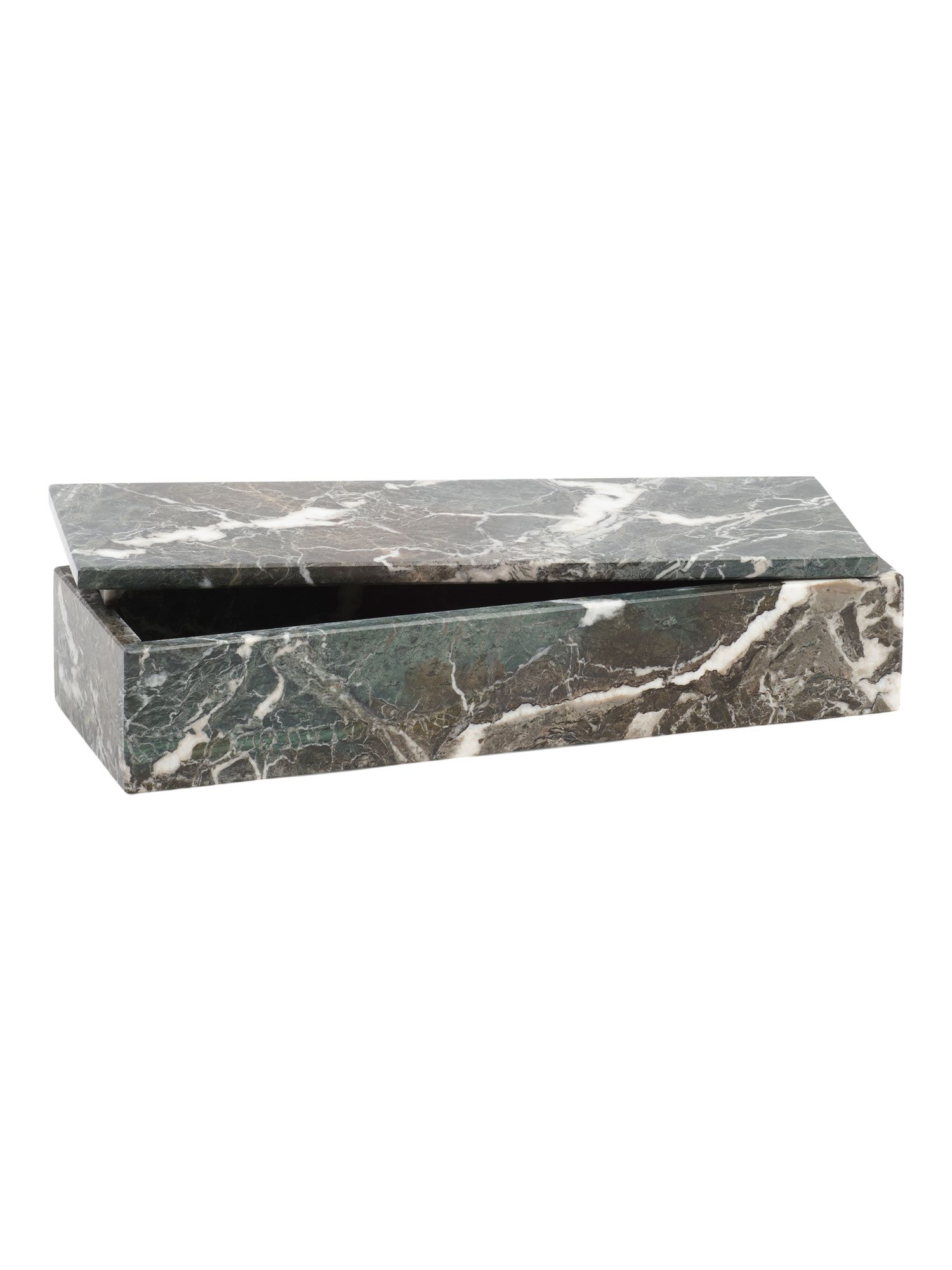 14x5x3 Marble Decorative Box | TJ Maxx