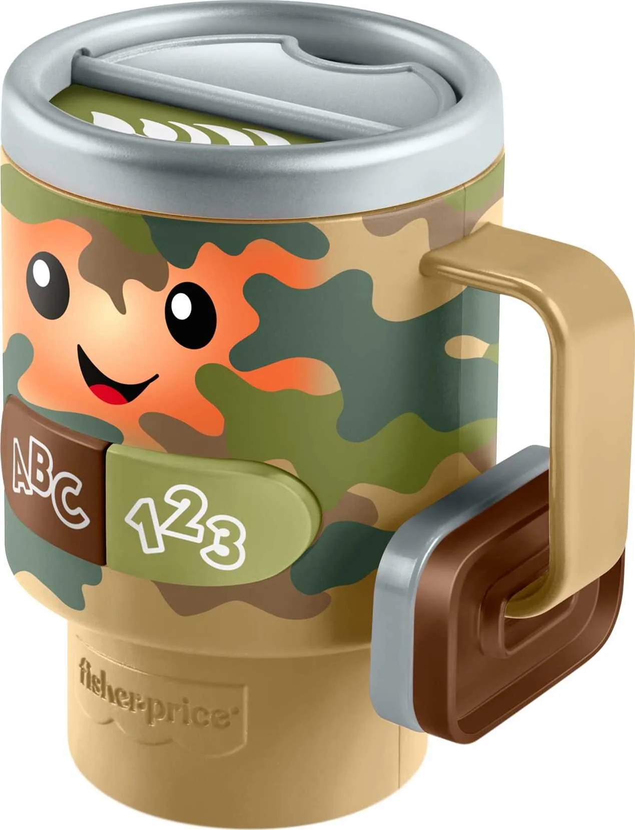 Fisher-Price Laugh & Learn Wake up & Learn Coffee Camo Mug Baby & Toddler Toy with Music & Lights | Walmart (US)