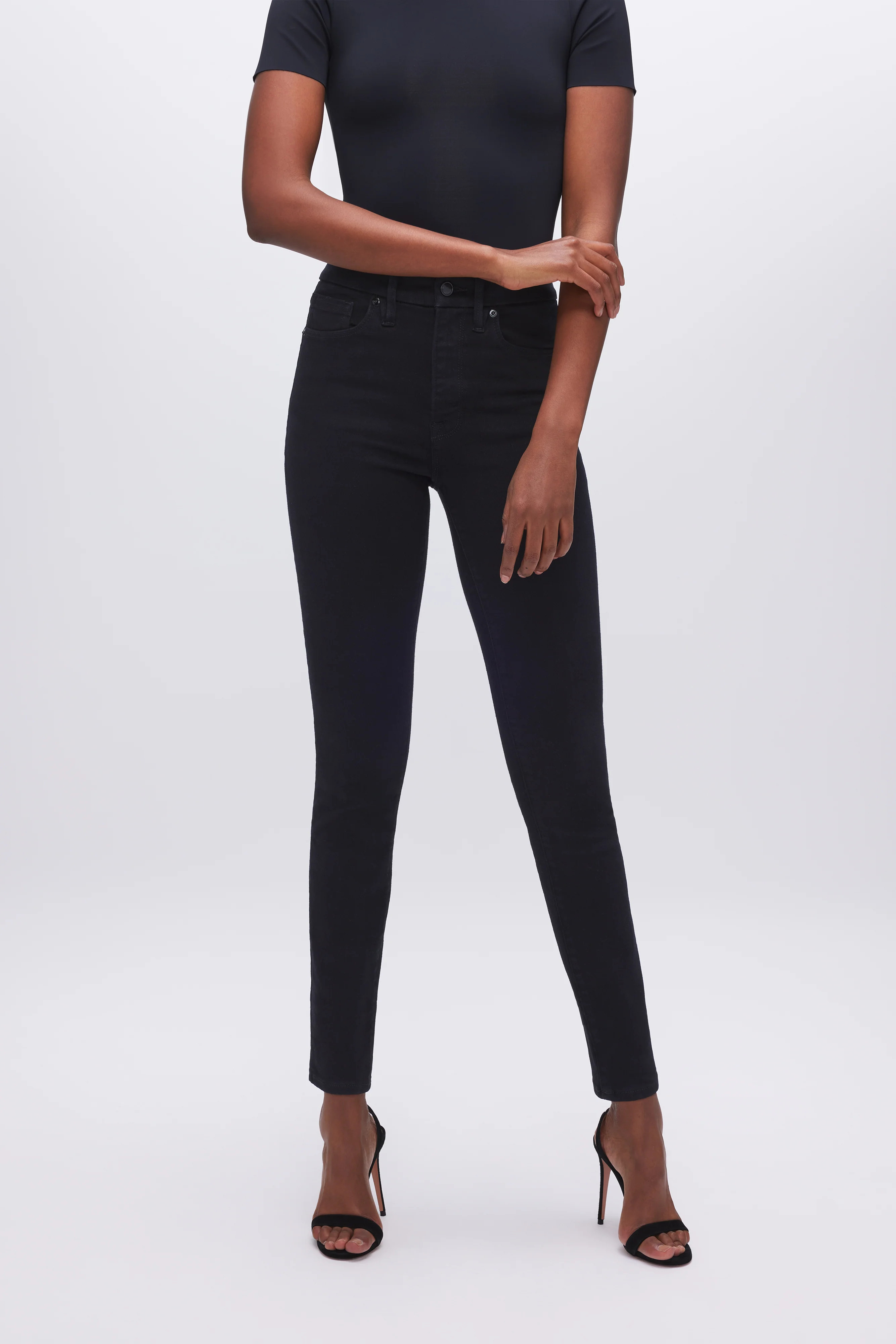 ALWAYS FITS GOOD LEGS JEANS | BLACK165 | Good American