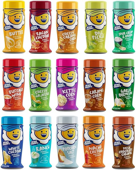 Kernel Seasons Popcorn Flavors Variety Pack of 15 Flavors | Amazon (US)