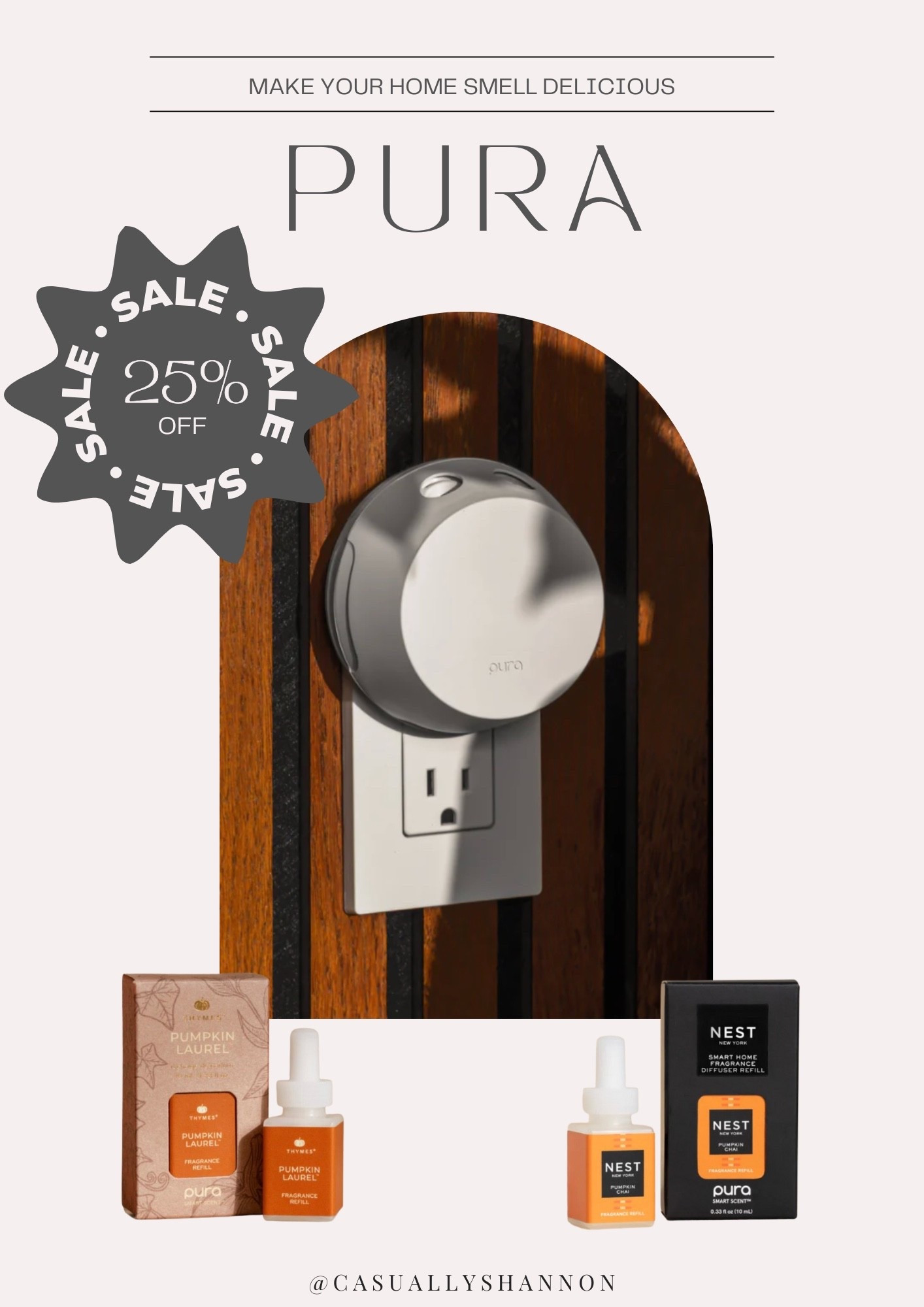 The way your home smells is the FORST thing your guests notice. This fall, make it a cozy welcoming home with Pura. Take the fragrance quiz to see what best suits your house goals. But these are the 2 that came up for me 🧡

LTK Fall Sale | currently 25% off | make your home smells delicious | 

#LTKFallSale #LTKSaleAlert #LTKHome