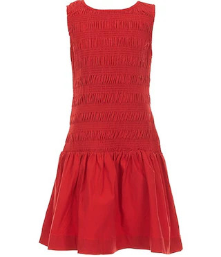 GB Big Girls Sydney Scrunch Sleeveless Dropwaist Dress | Dillard's | Dillard's