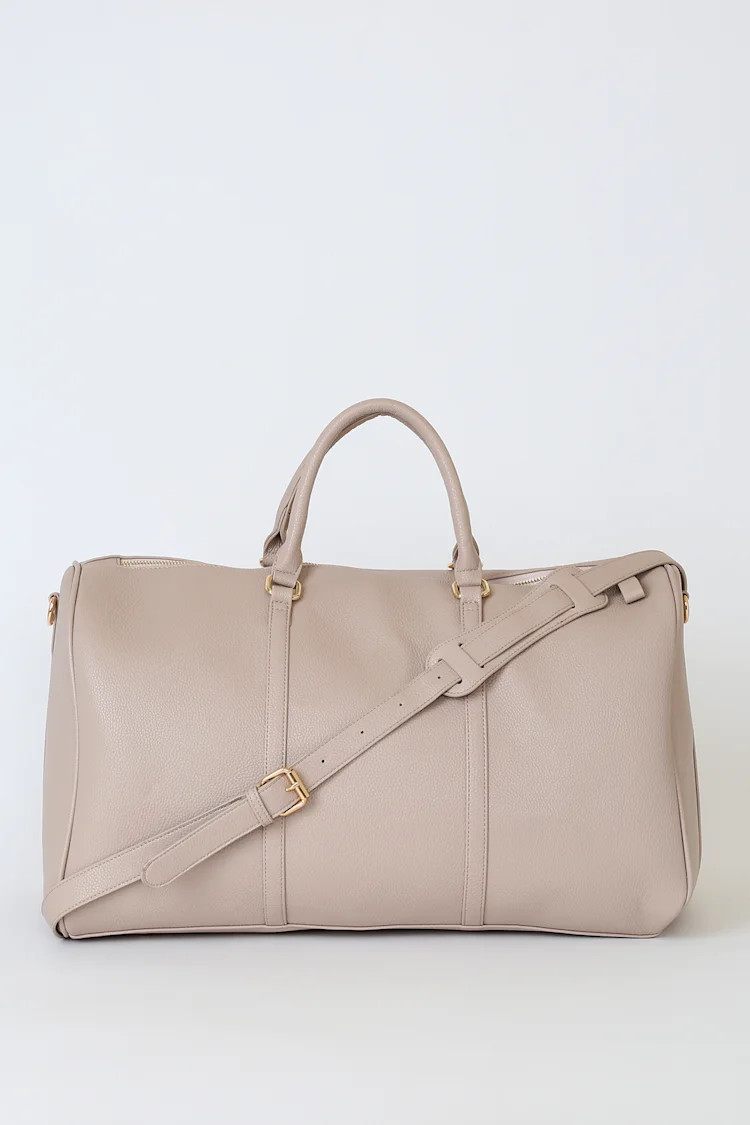 Stay the Night Beige Weekender Bag | Lulus (US)