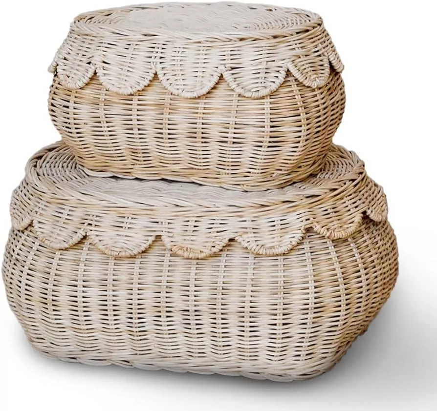 Hand-Woven Rattan Basket – KATE MARKER HOME