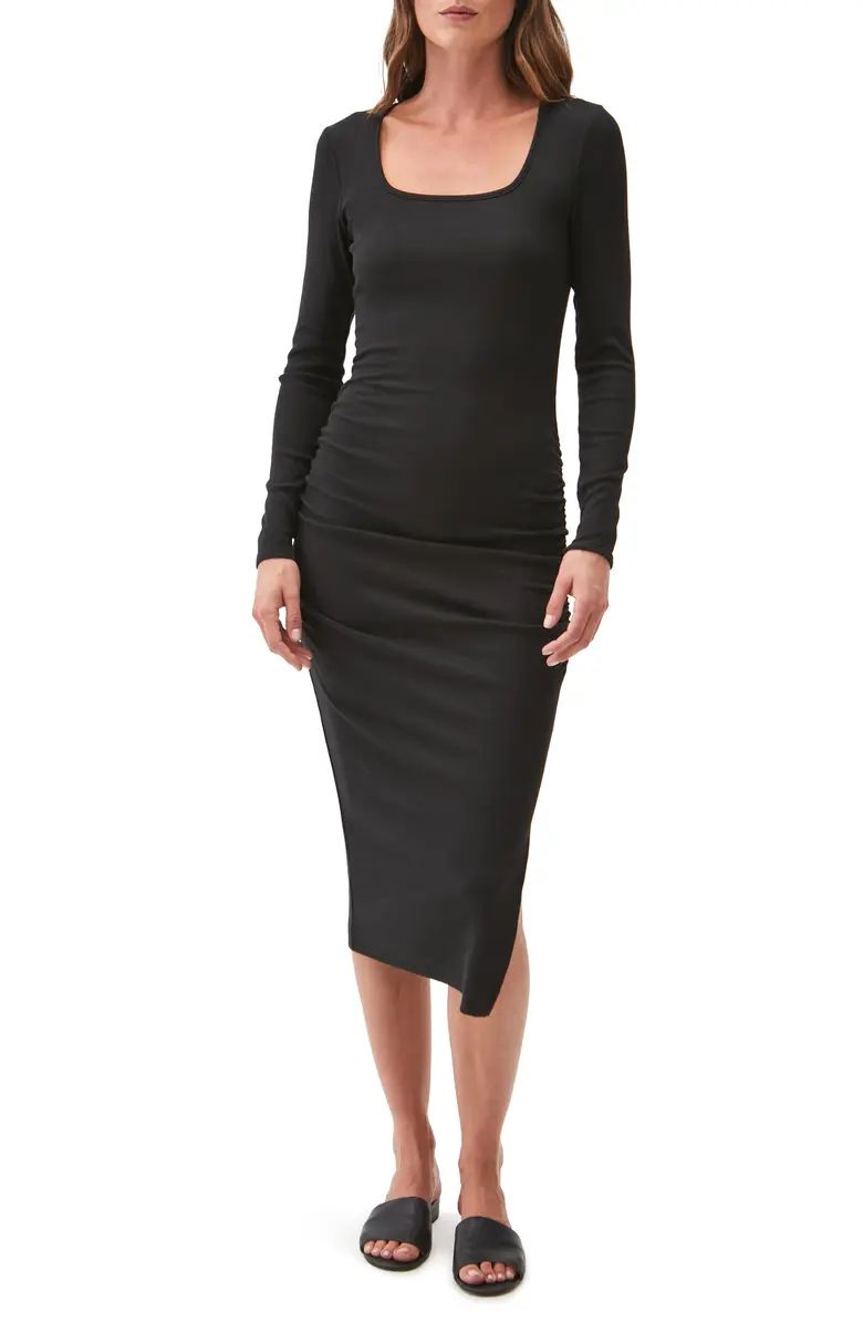 Michael Stars Natalie Long Sleeve Body-Con Midi Dress | Nordstrom | Nordstrom