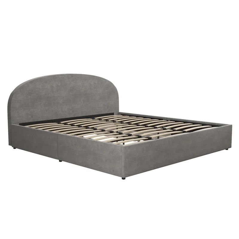 Moon Upholstered Low Profile Storage Platform Bed | Wayfair North America