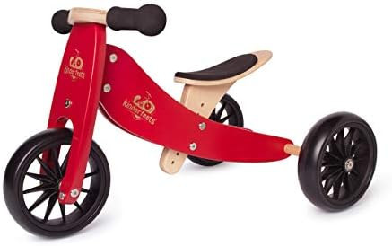 Kinderfeets TinyTot 2-in-1 Wooden Balance Bike and Tricycle - Easily Convert from Bike to Trike |... | Amazon (US)