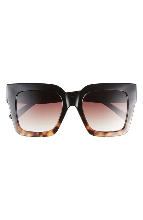BP. Gradient Oversize Square Sunglasses in Black- Tortoise at Nordstrom | Nordstrom