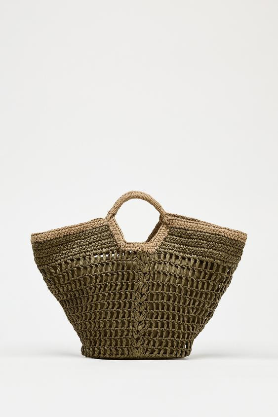 WOVEN BASKET BAG | Zara US