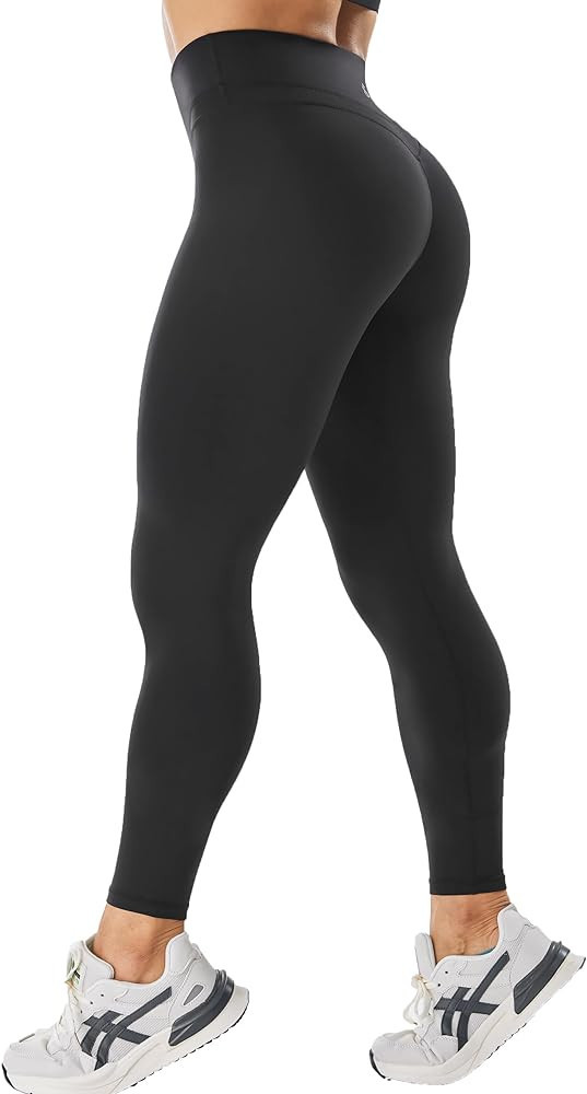 JOYSPELS Women's High Waisted Butt Lifting Tummy Control Workout Gym Yoga Leggings for Women Yoga... | Amazon (US)