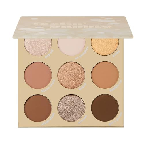 ColourPop Feelin' Bubbly Eyeshadow Palette - Brown & Gold Palette with Metallic and Matte Finishes - High-Pigment Eye Makeup with a Long-Wearing Formula (0.3 oz) | Amazon (US)
