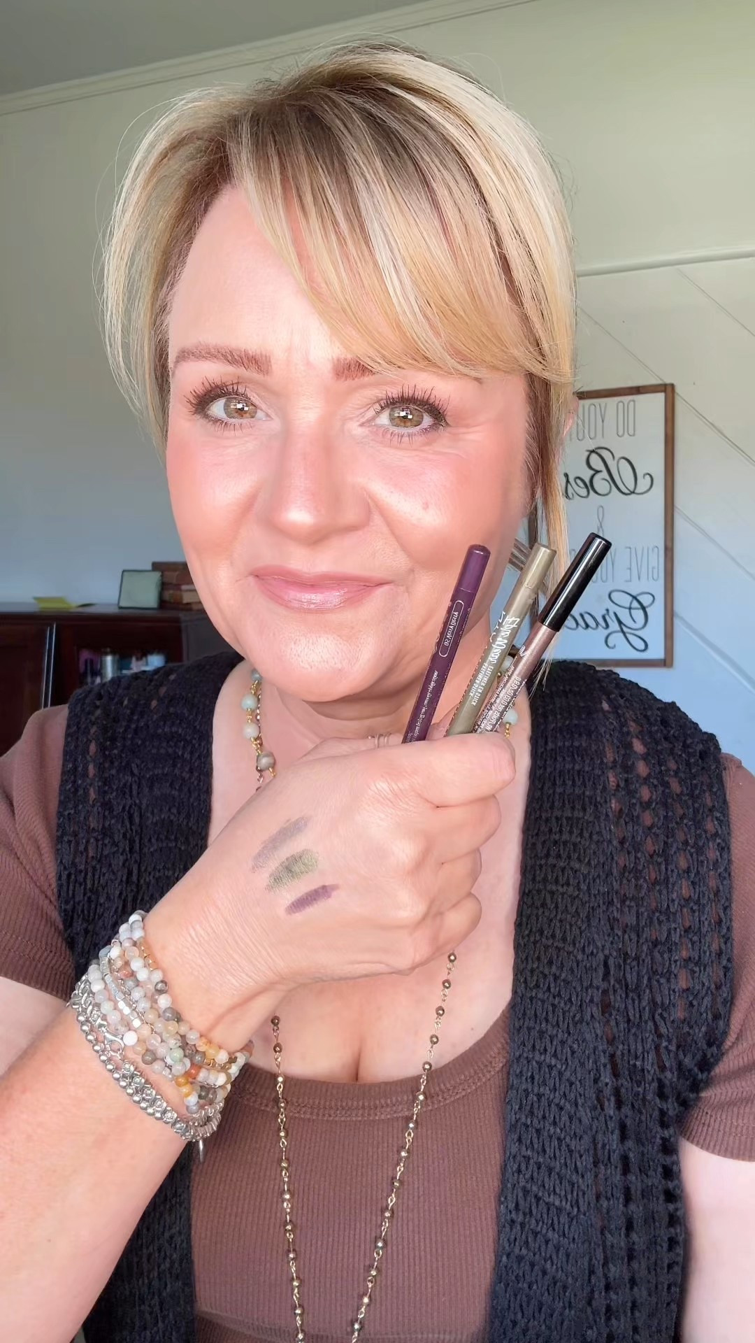 Fall Affordable eyeliner 
Bronze color - under the radar
Olive - all time olive 
Plum - Very Berry 

#LTKBeauty #LTKFindsUnder50
