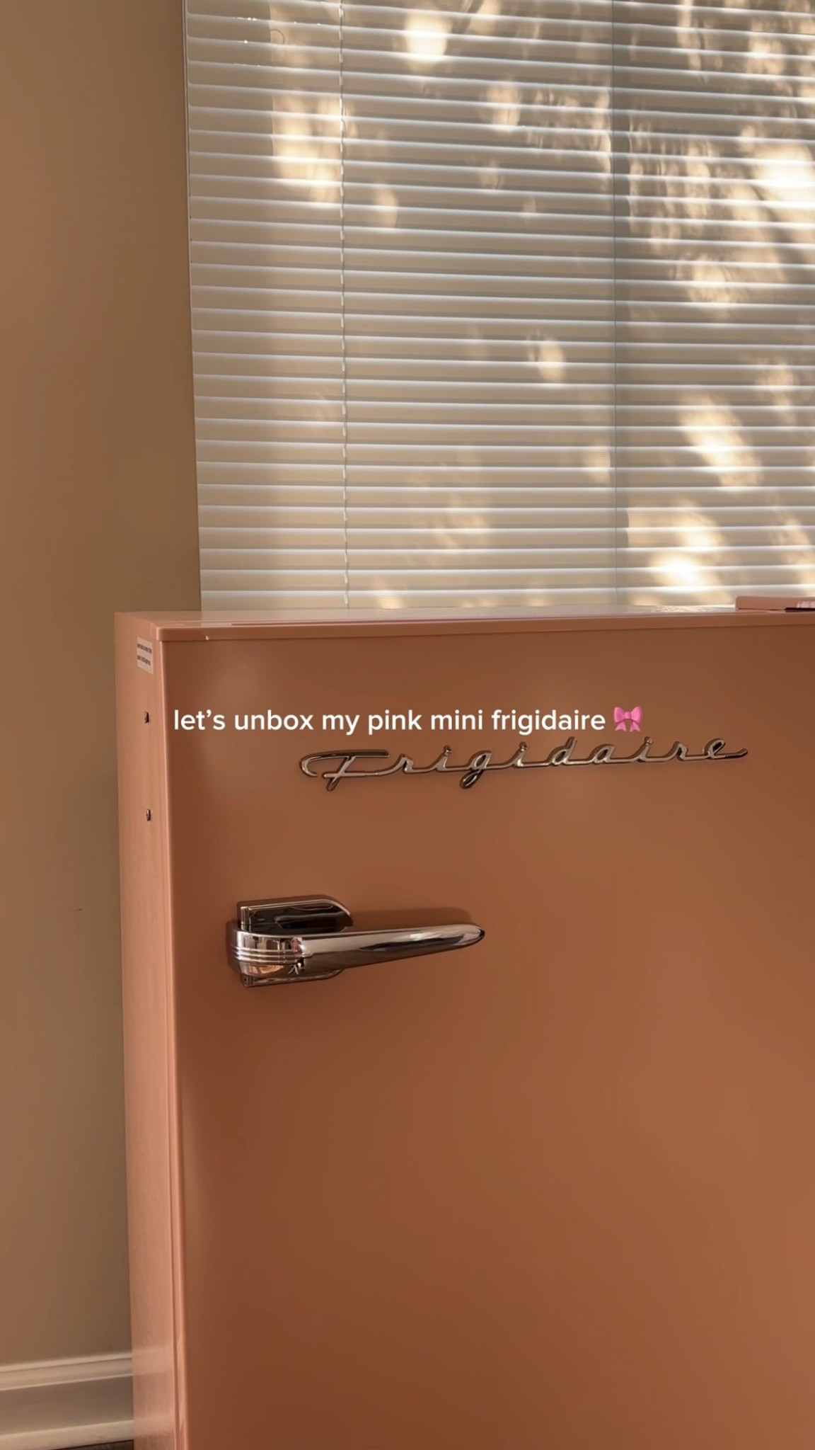 The CUTEST pink mini fridge 💞💞

#LTKHome