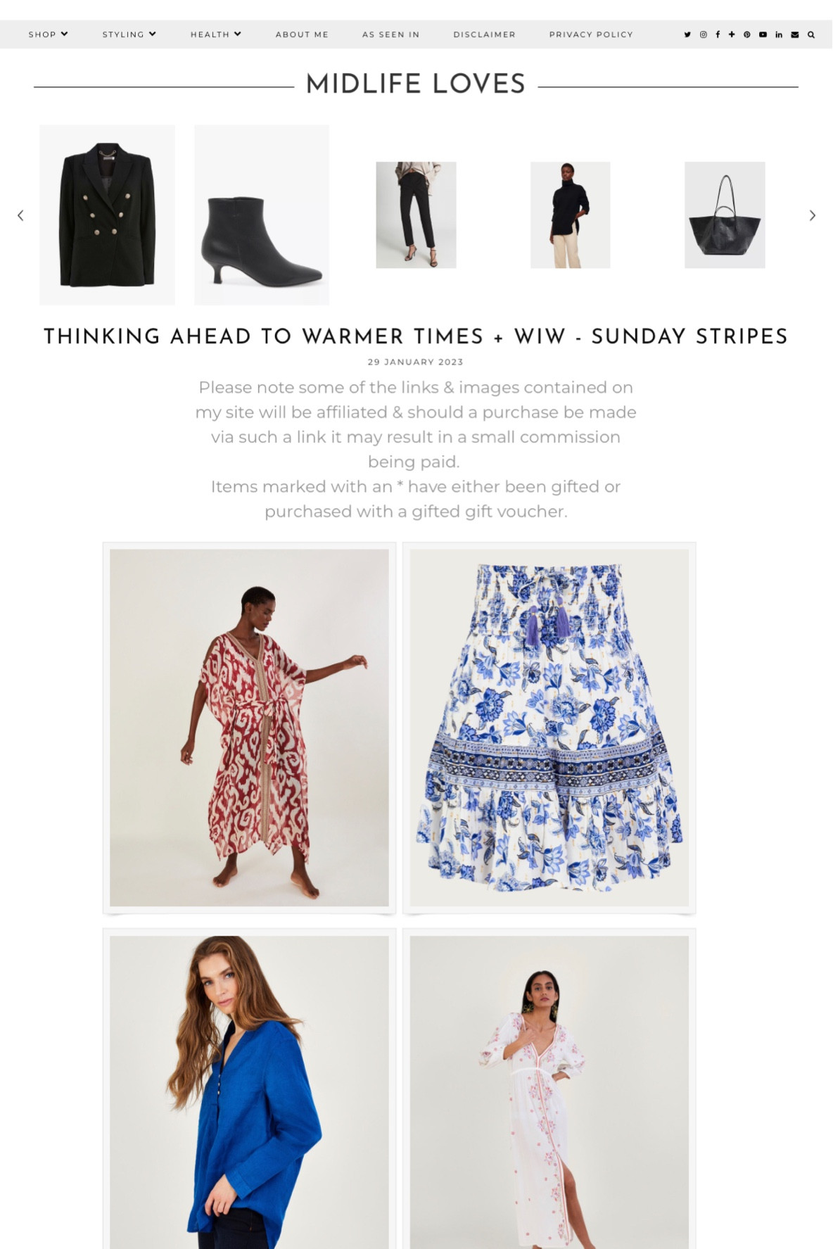 Thinking ahead to warmer days http://ow.ly/qz5R50MCPTi #fashion #style #springfashion #springstyle #mymidlifefashion #styleover40 #fashionover40 #midlife #over40 #highstreetfashion #highstreetstyle #keepitsimple #effortlessstyle #timelessfashion 

#LTKFind #LTKstyletip #LTKeurope