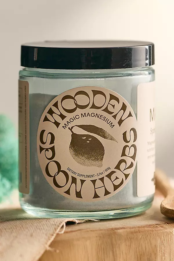 Wooden Spoon Magnesium Spirulina Blue Lemonade Powder | Anthropologie (US)
