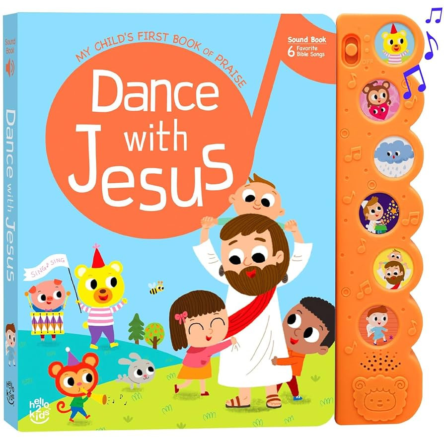Dance with Jesus Christian Sound Books for Kids - 6 Bible Songs - Christening, Baptism Gifts for ... | Amazon (US)