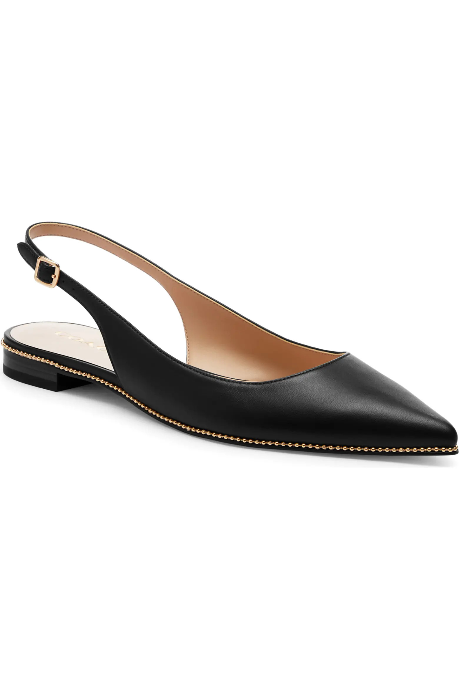 Claire Slingback Pointed Toe Skimmer Flat (Women) | Nordstrom | Nordstrom