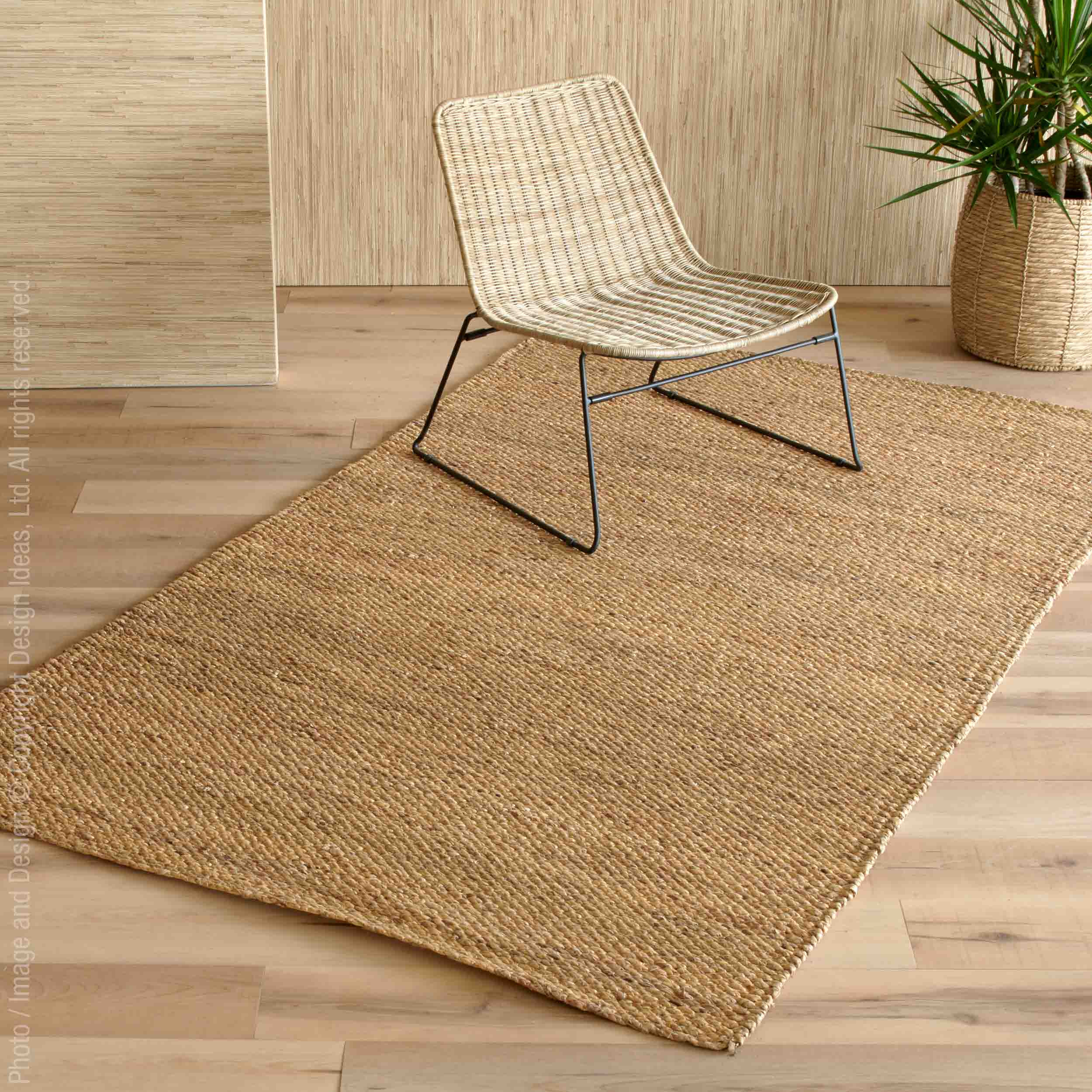 Trieste™ Woven Water Hyacinth Twine Rug (60x96in.) | Texxture Home