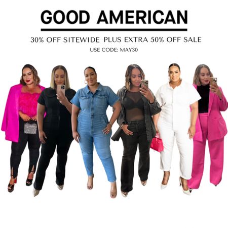 My favorite denim jumpsuit is on sale! Such a good purchase I have every color. Everything at Good American is 30% off and additional 50% off sale! 

#LTKSaleAlert #LTKPlusSize #LTKWorkwear